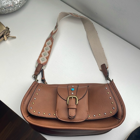 Western turquoise shoulder bag - Picture 2 of 3